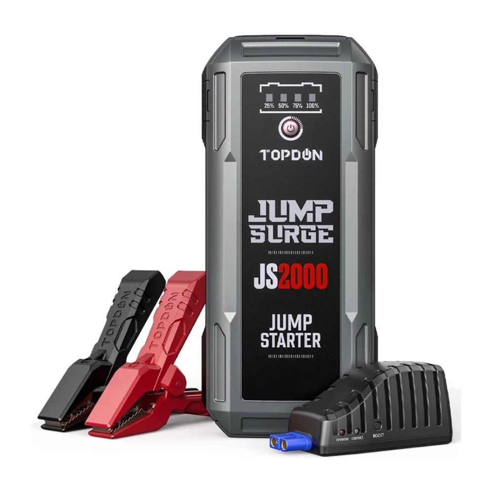 TOPDON JumpSurge2000 Power Bank and Jump Starter for 12V Battery Vehicles